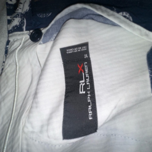 Navy Octopus Print Shorts - Picture 4 of 5